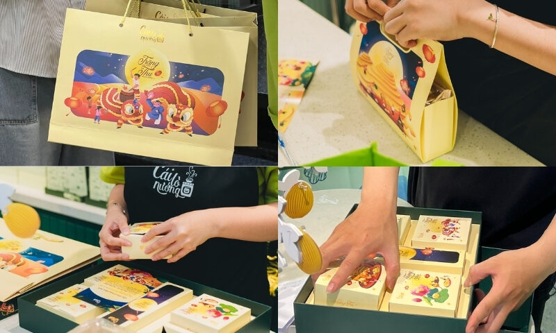 “Bộ sưu tập” set bánh Trung Thu “Trăng Viên Mãn, Thu Thịnh Vượng” từ Cái Lò Nướng